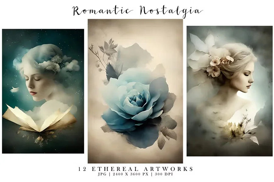 Romantic Nostalgia - Wall Art - CraftNest - Digital Crafting and Art