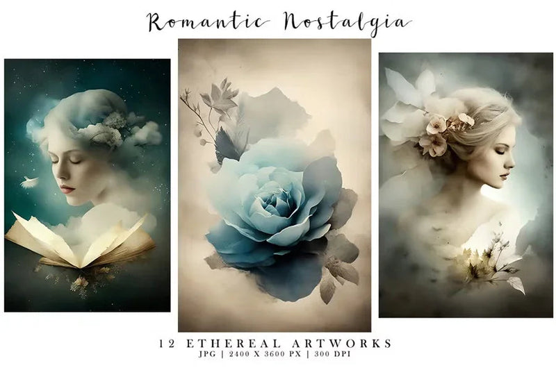 Romantic Nostalgia - Wall Art - CraftNest - Digital Crafting and Art