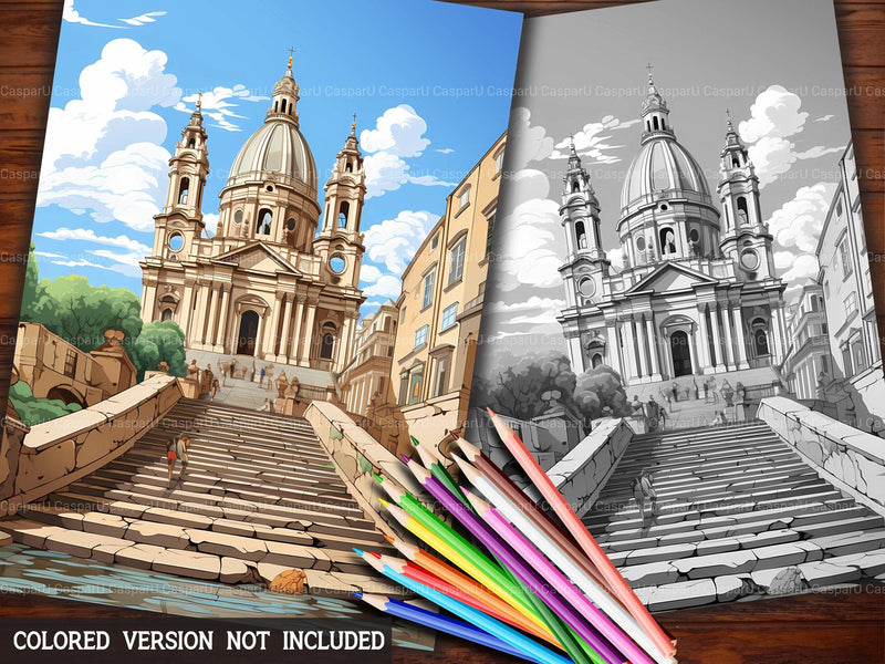 Rome Coloring Books - CraftNest