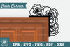 Rose Flower Door Corner Clipart Bundle