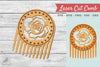 Rose Flower Laser Cut Comb Clipart Bundle