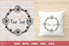 Rose Flowers Monogram SVG Bundle