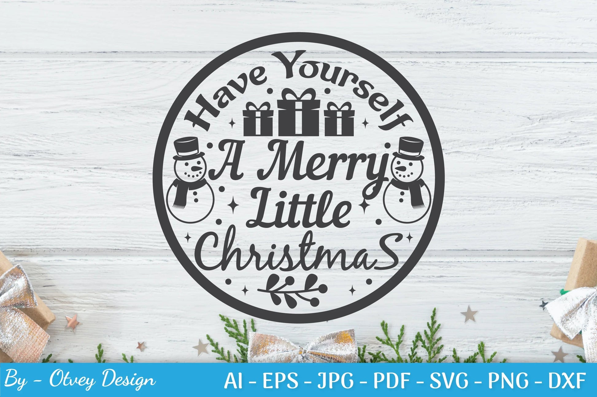 Round Christmas Ornaments SVG Bundle for Cricut - CraftNest - Digital Crafting and Art