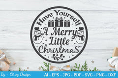 Round Christmas Ornaments SVG Bundle for Cricut - CraftNest - Digital Crafting and Art