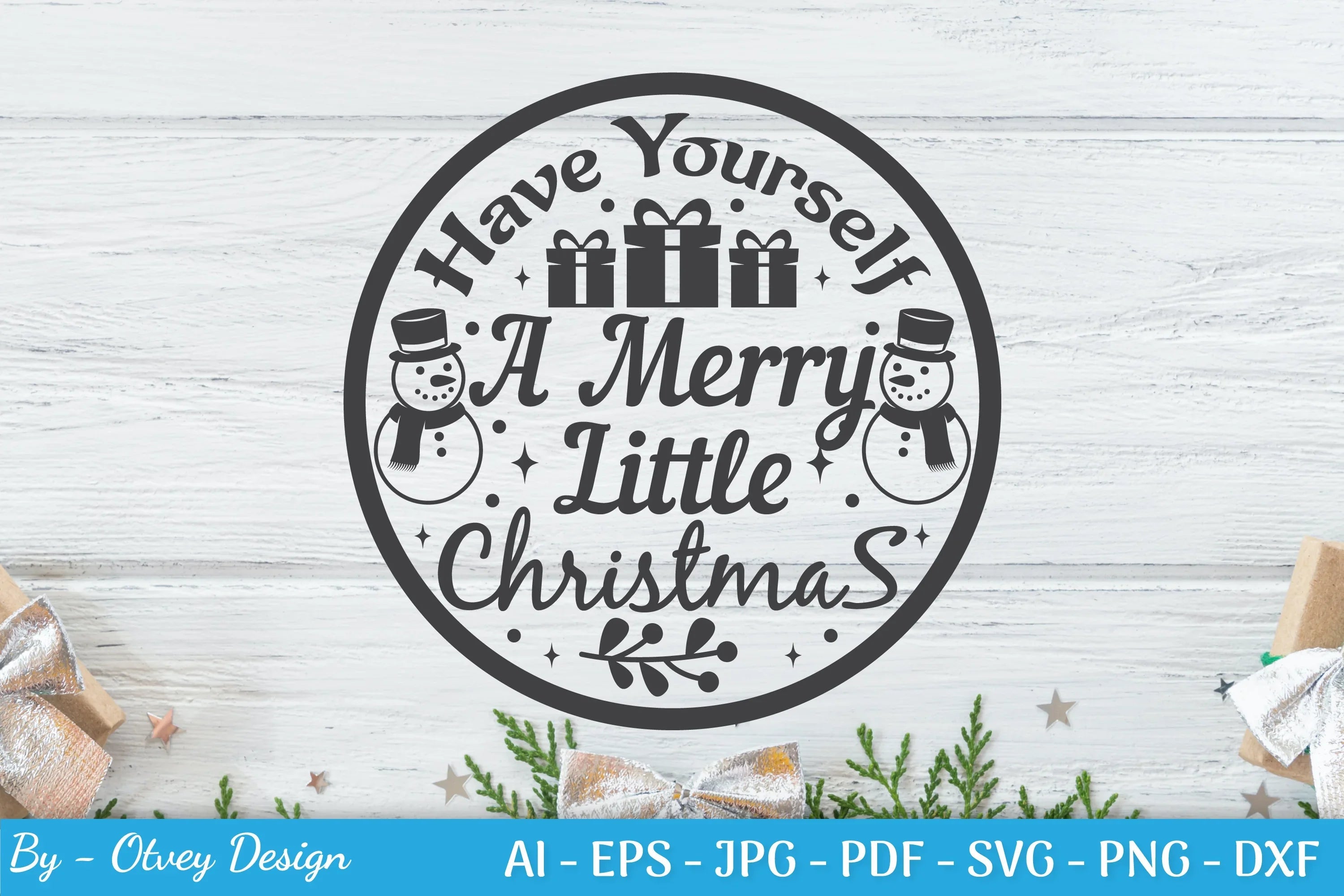 Round Christmas Ornaments SVG Bundle for Cricut - CraftNest - Digital Crafting and Art