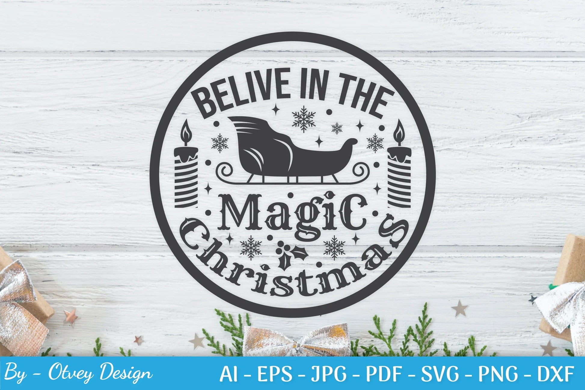 Round Christmas Ornaments SVG Bundle for Cricut - CraftNest - Digital Crafting and Art