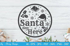 Round Christmas Ornaments SVG Bundle for Cricut - CraftNest - Digital Crafting and Art