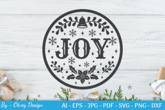 Round Christmas Ornaments SVG Bundle for Cricut - CraftNest - Digital Crafting and Art