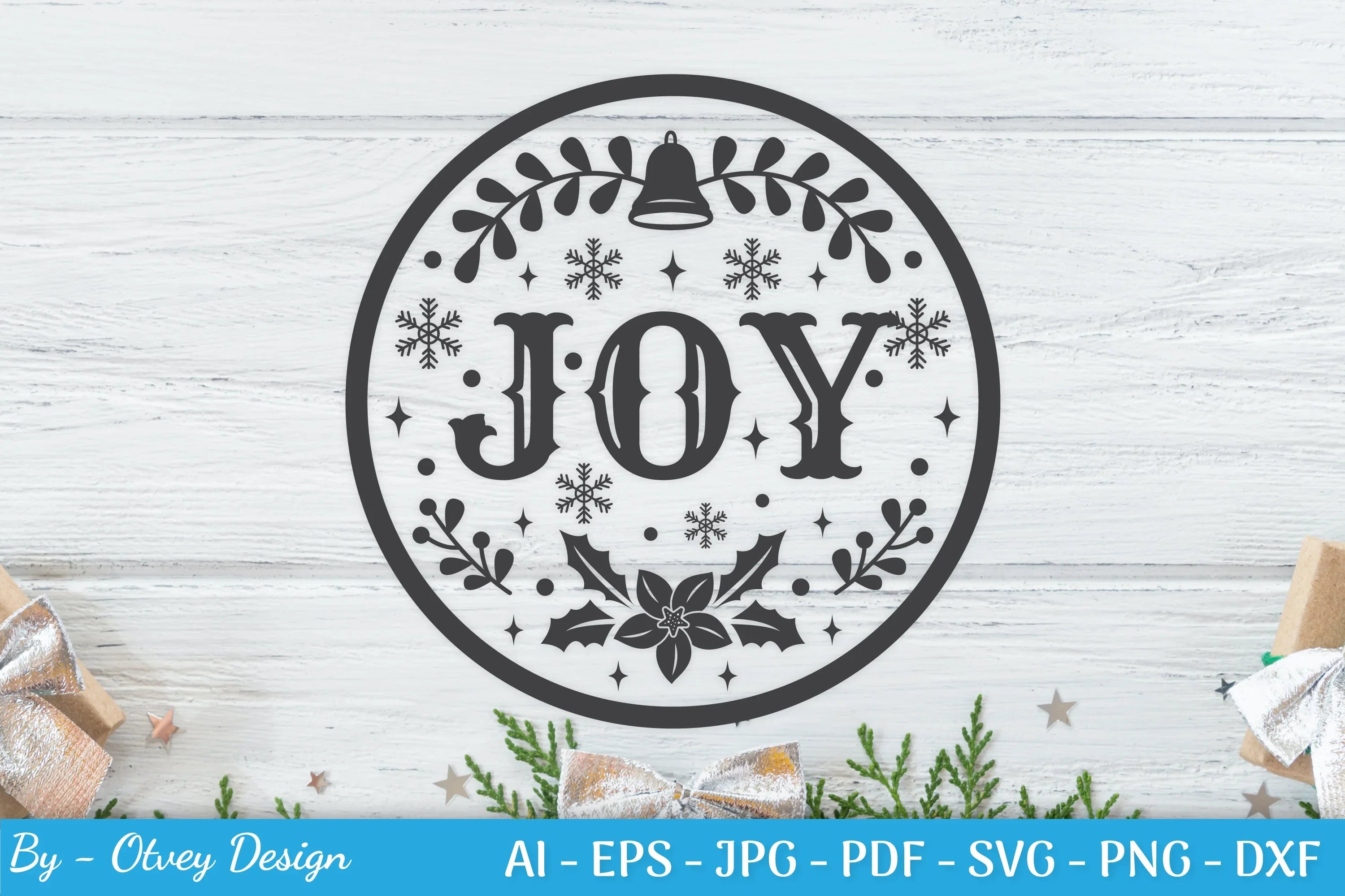 Round Christmas Ornaments SVG Bundle for Cricut - CraftNest - Digital Crafting and Art