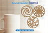 Round Coaster Laser Cut SVG Bundle