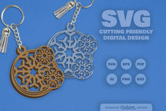 SVG Round Snowflake SVG Bundle - CraftNest - Digital Crafting and Art
