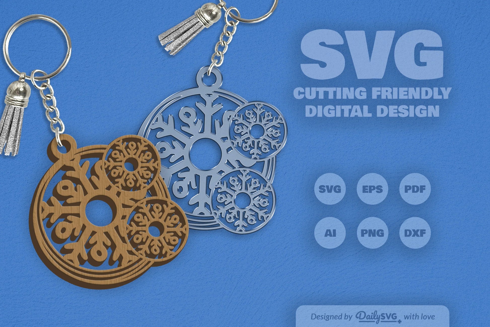 SVG Round Snowflake SVG Bundle 12 - CraftNest - Digital Crafting and Art