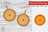 Round Laser Cut Earrings SVG Bundle