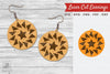 Round Laser Cut Earrings SVG Bundle