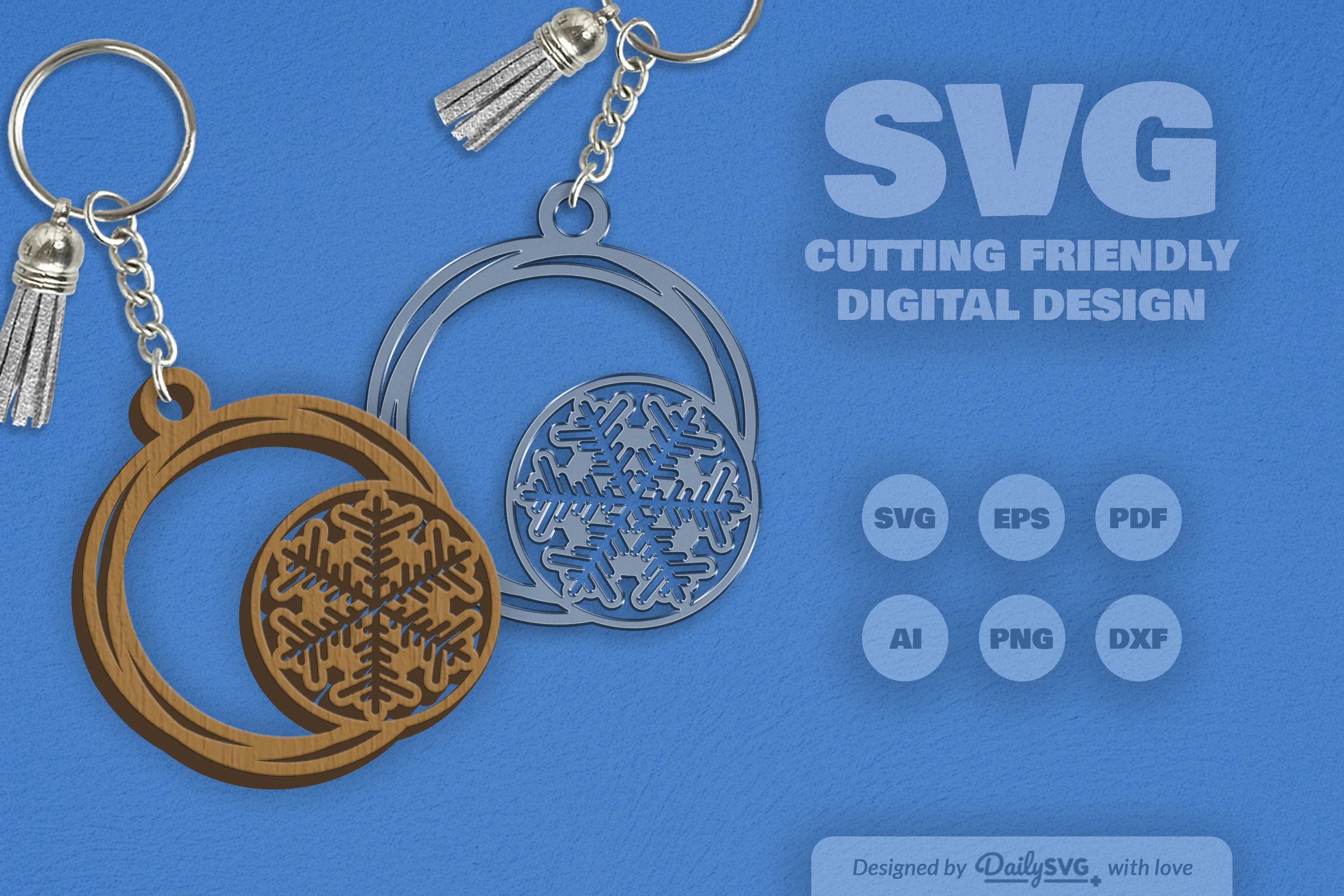 SVG Round Snowflake SVG Bundle 13 - CraftNest - Digital Crafting and Art