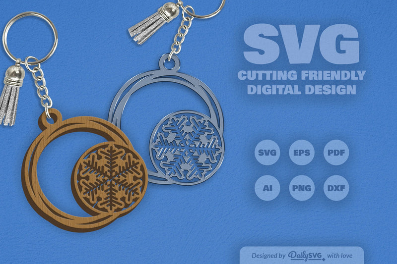 SVG Round Snowflake SVG Bundle 13 - CraftNest - Digital Crafting and Art