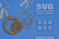 Round Snowflake SVG Bundle 3 - CraftNest - Digital Crafting and Art