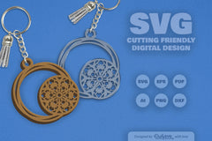 SVG Round Snowflake SVG Bundle 11 - CraftNest - Digital Crafting and Art