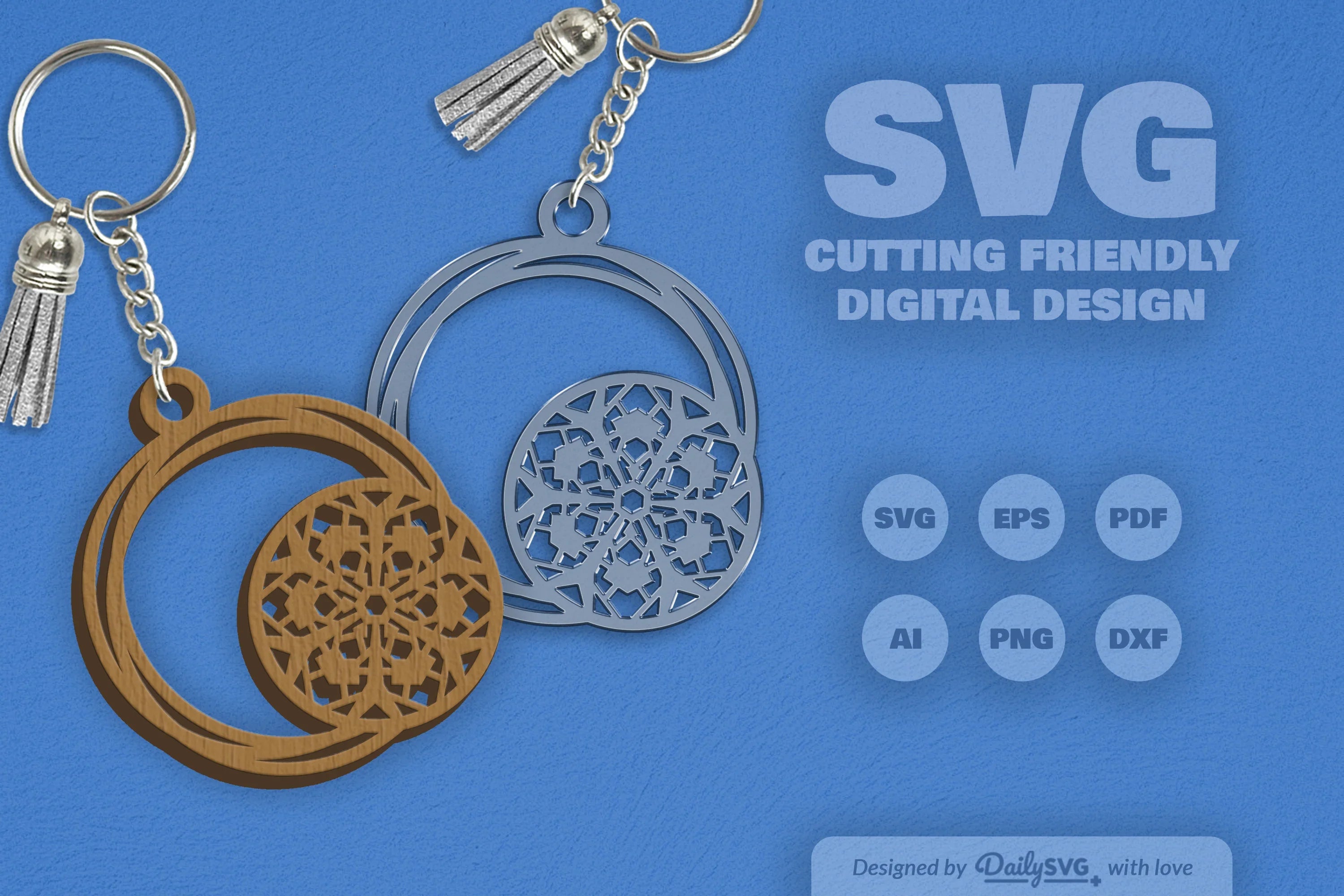 SVG Round Snowflake SVG Bundle 11 - CraftNest - Digital Crafting and Art