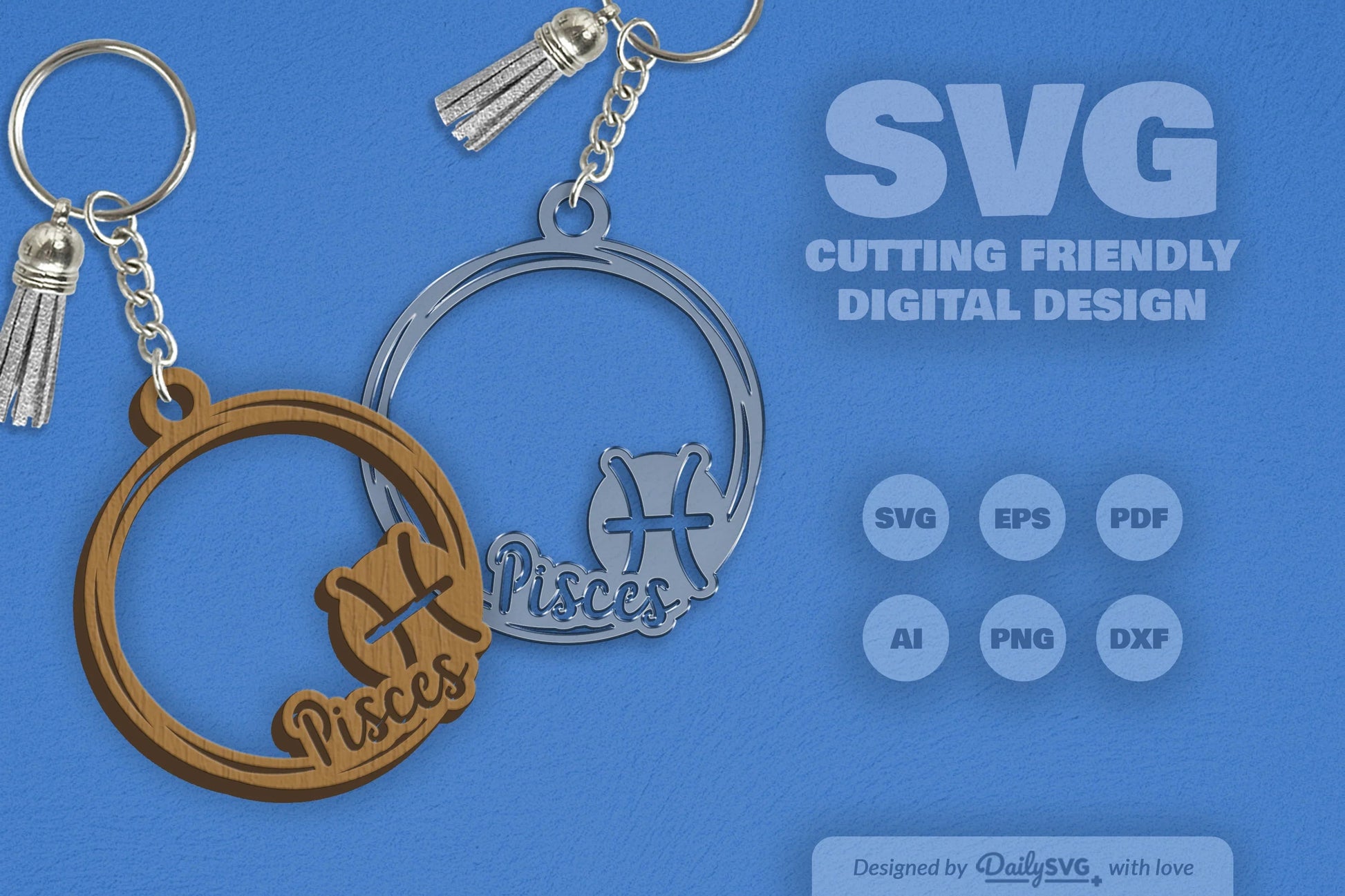 Zodiac Pisces SVG Bundle 1 - CraftNest - Digital Crafting and Art