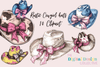 Chic Rustic Cowgirl Hats Clipart Bundle