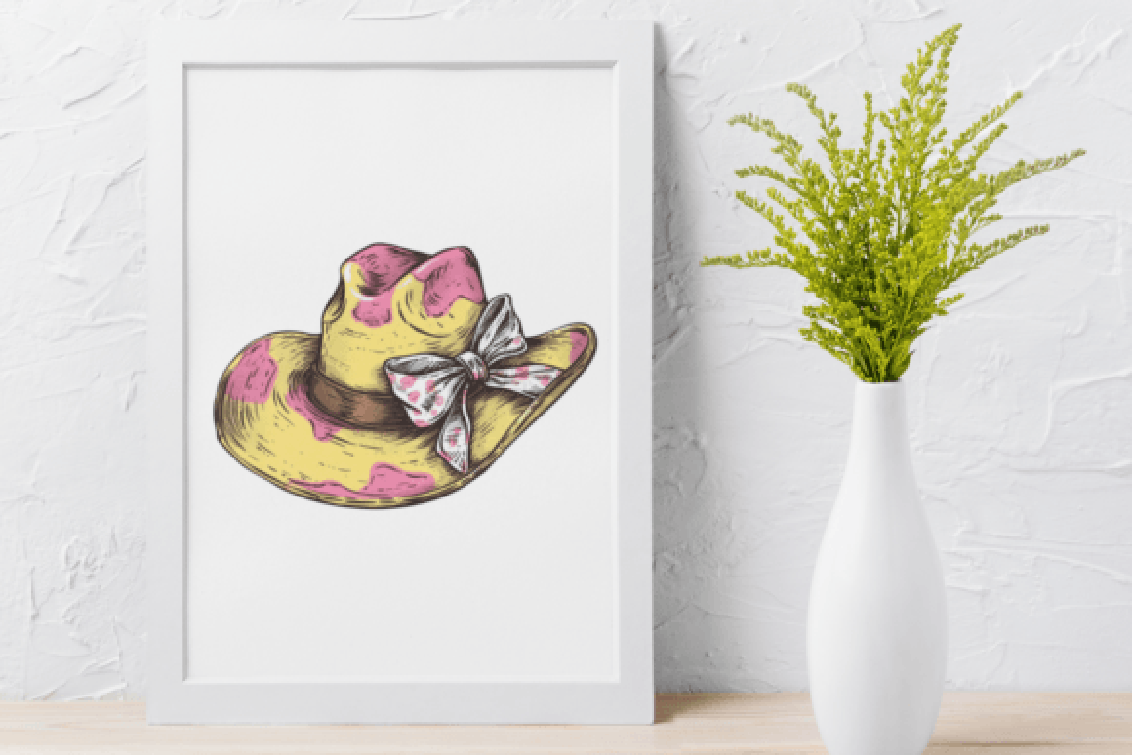 Chic Rustic Cowgirl Hats Clipart Bundle