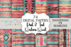 Vintage Pink & Teal Wood Antique Backgrounds