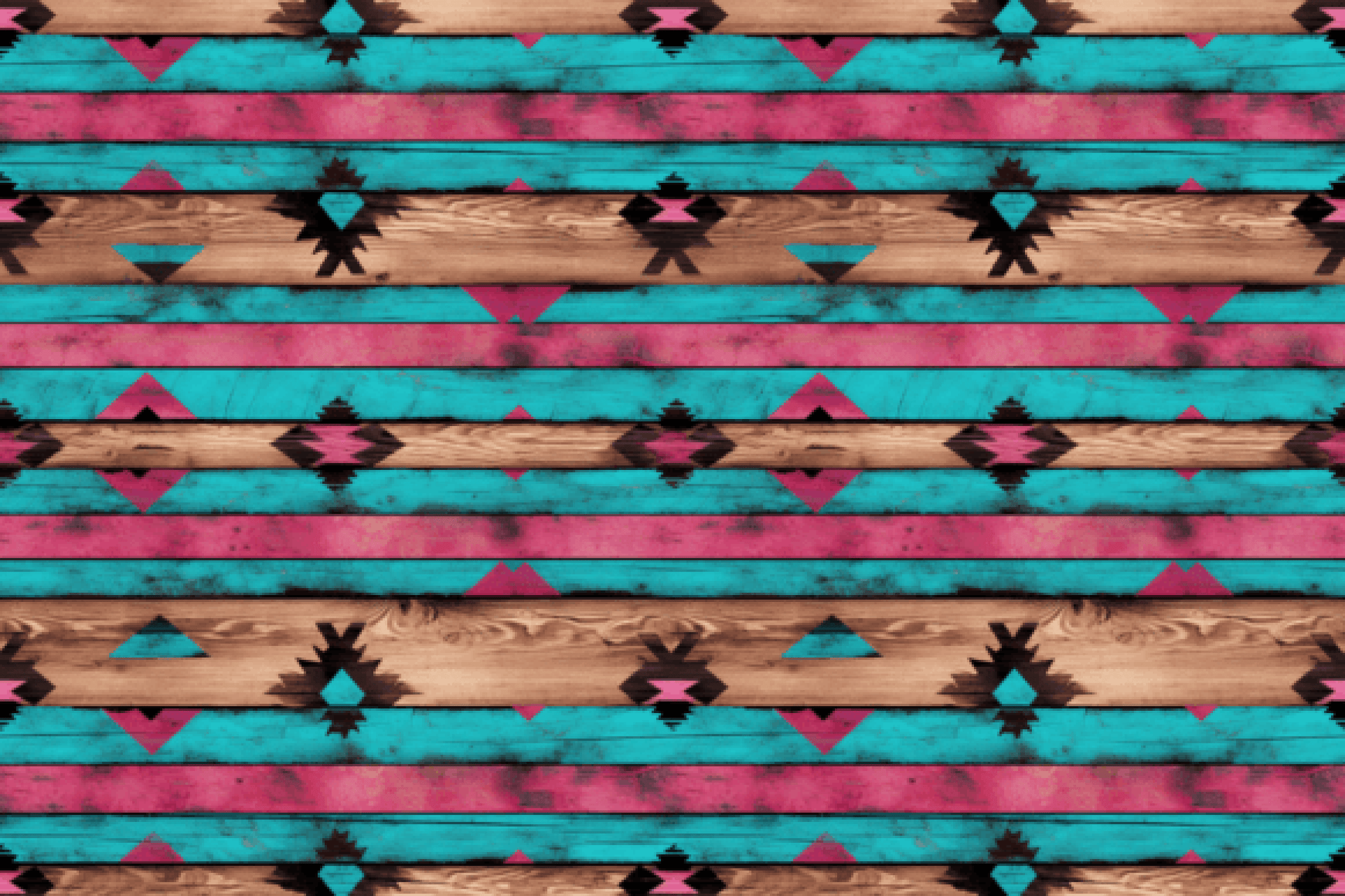 Vintage Pink & Teal Wood Antique Backgrounds - CraftNest - Digital Crafting and Art