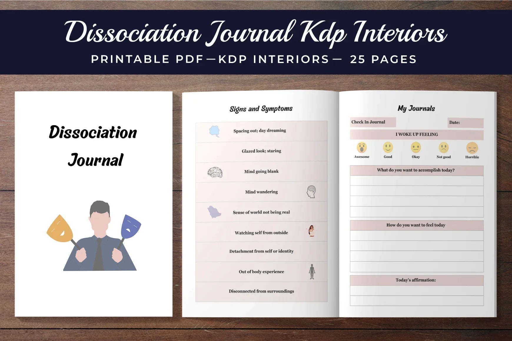 Dissociation Planner  Bundle - CraftNest - Digital Crafting and Art