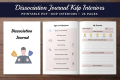 Dissociation Planner  Bundle - CraftNest - Digital Crafting and Art