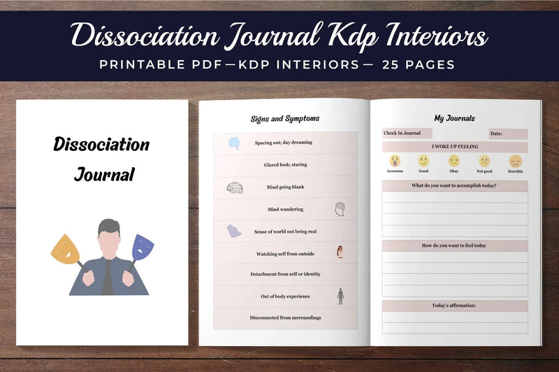 Dissociation Planner  Bundle - CraftNest - Digital Crafting and Art
