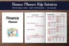 Finance Planner from 100 Planner - Printable Bundle - CraftNest - Digital Crafting and Art