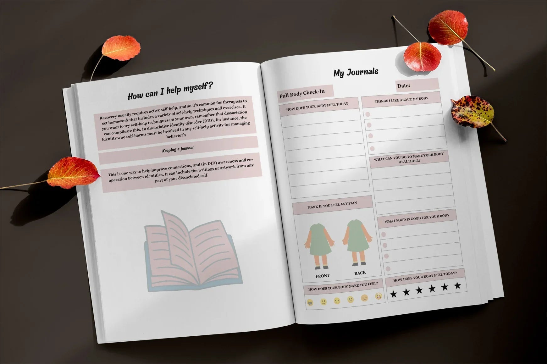Dissociation Planner  Bundle - CraftNest - Digital Crafting and Art