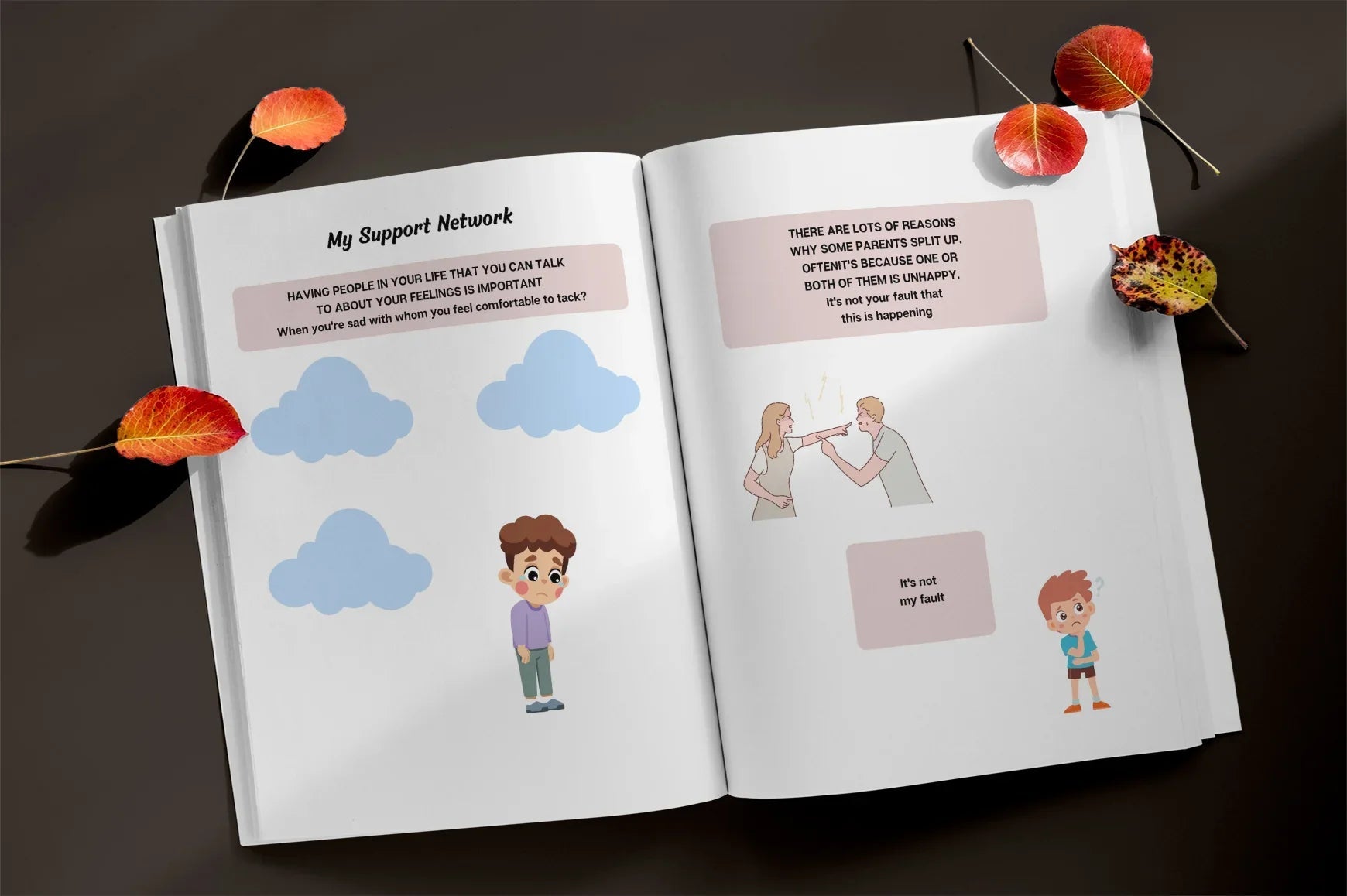 Coping With Divorce for Kids Planner - CraftNest - Digital Crafting and Art