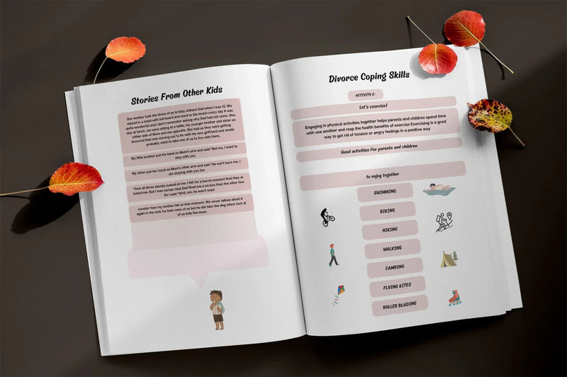 Coping With Divorce for Kids Planner - CraftNest - Digital Crafting and Art