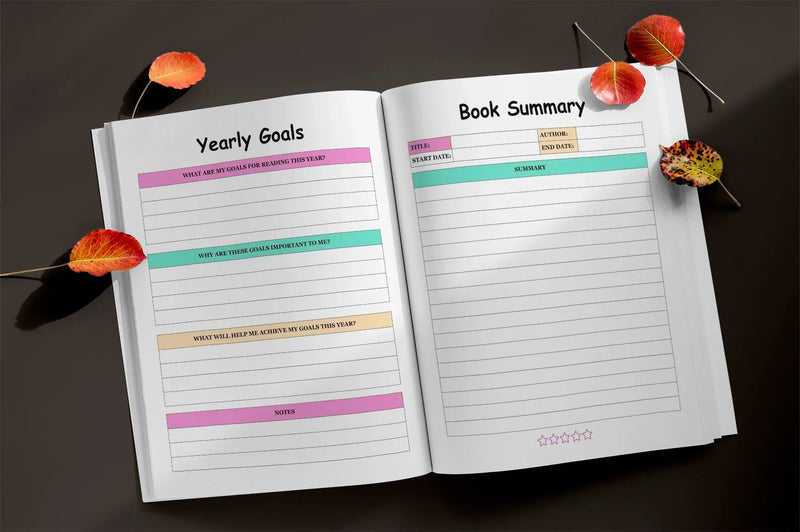 Reading Planner - CraftNest - Digital Crafting and Art