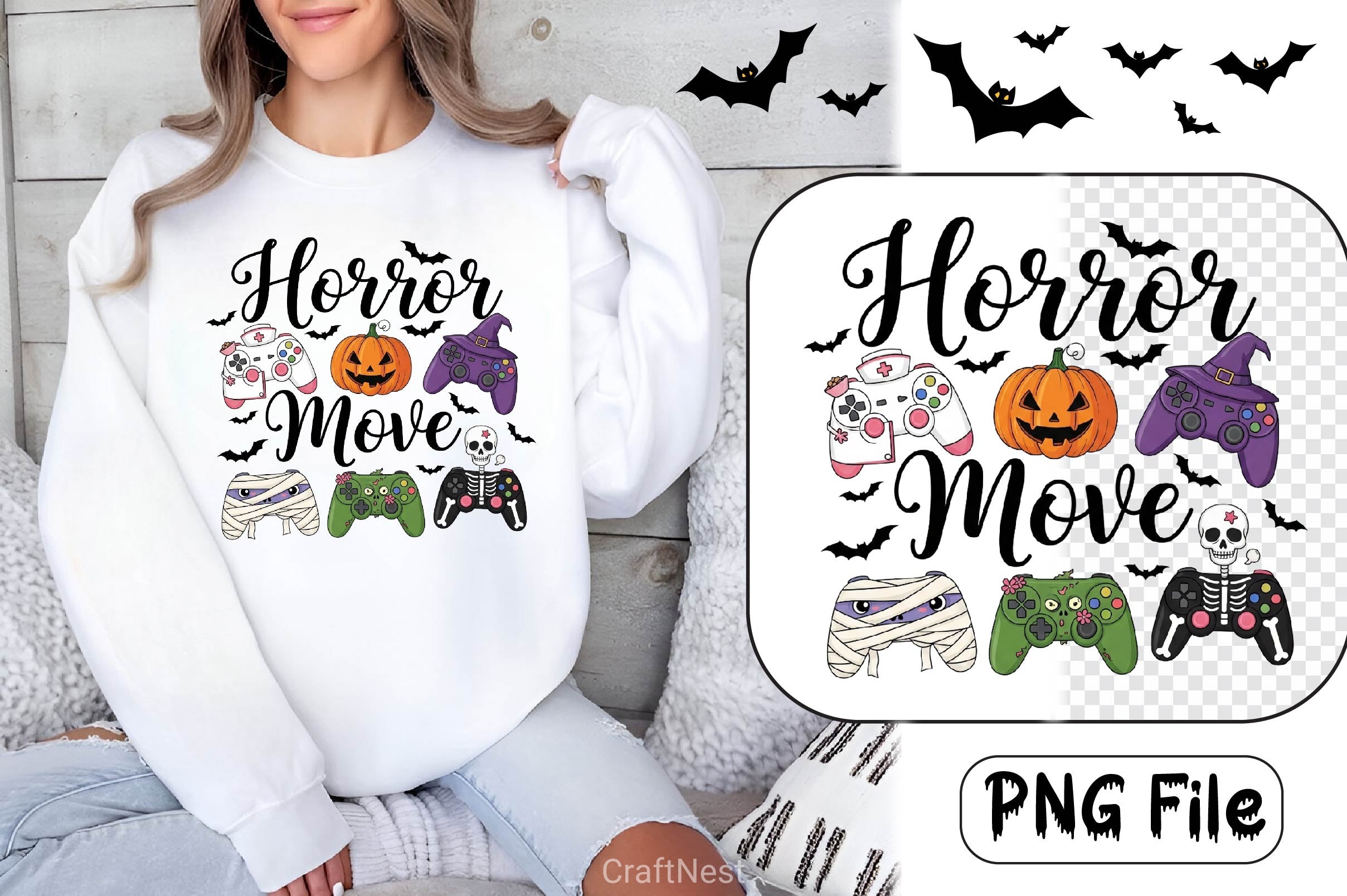 Groovy Halloween Clipart Bundle 20