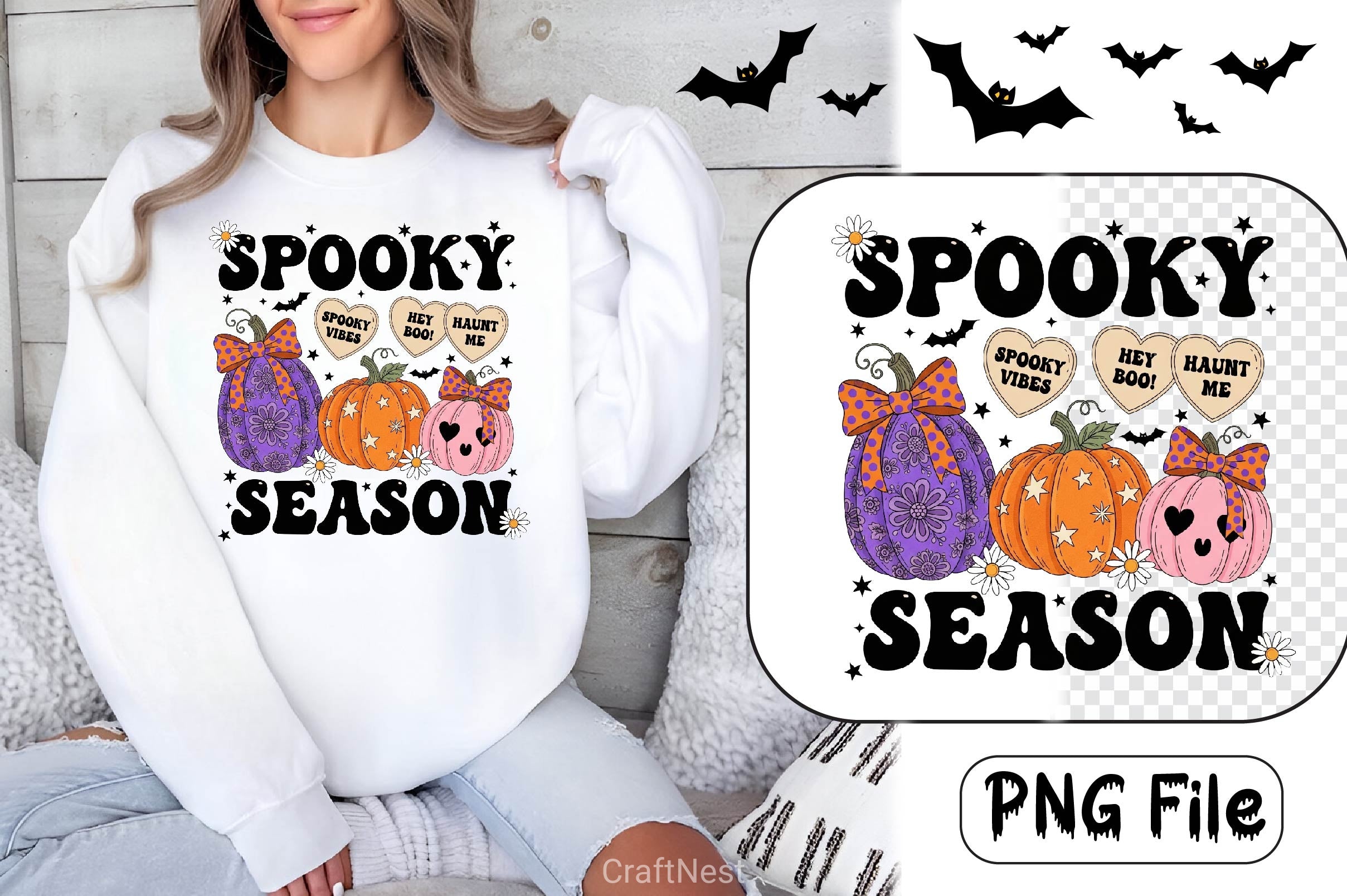 Groovy Halloween Clipart Bundle 7