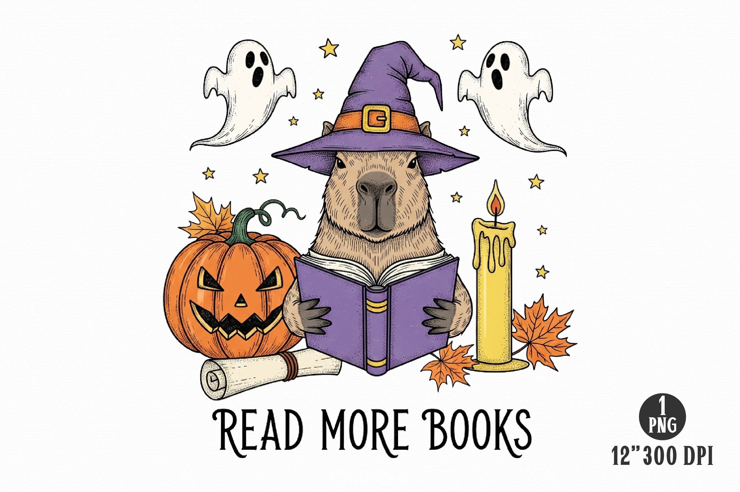 Halloween Capybara Clipart Bundle 3