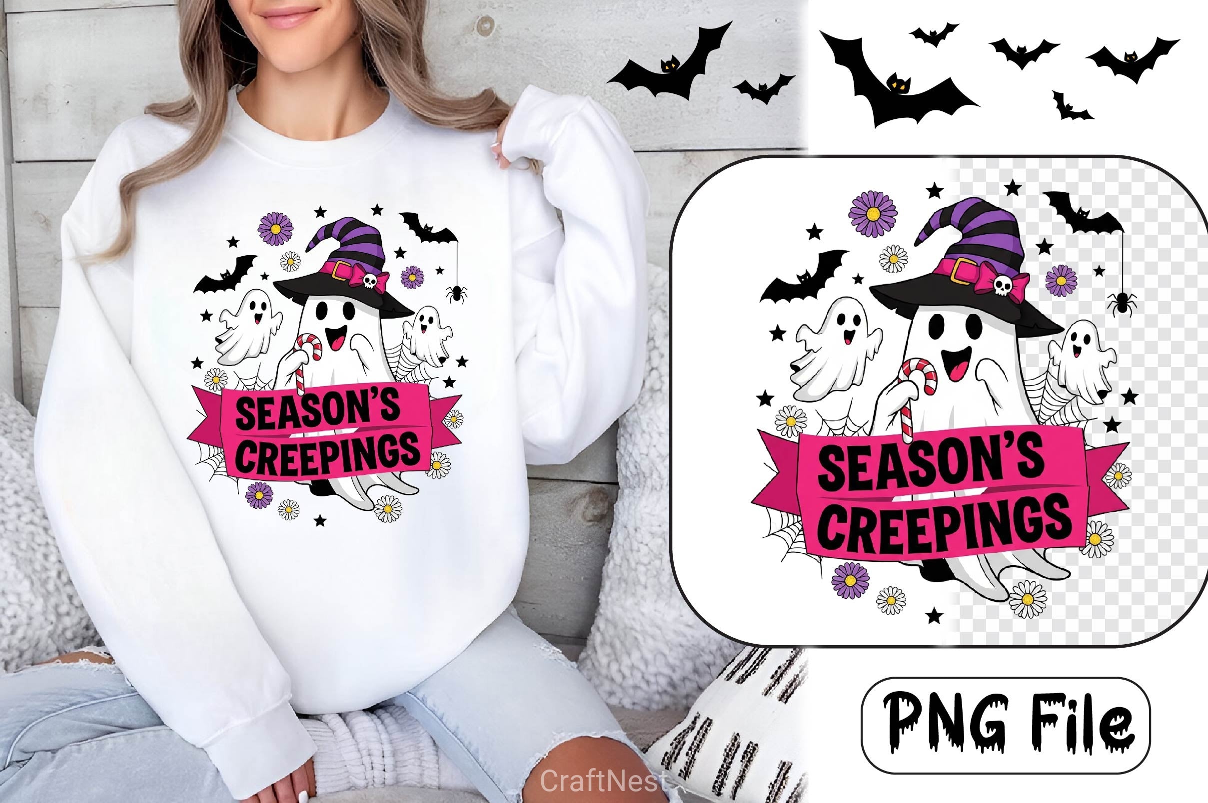 Groovy Halloween Clipart Bundle 10