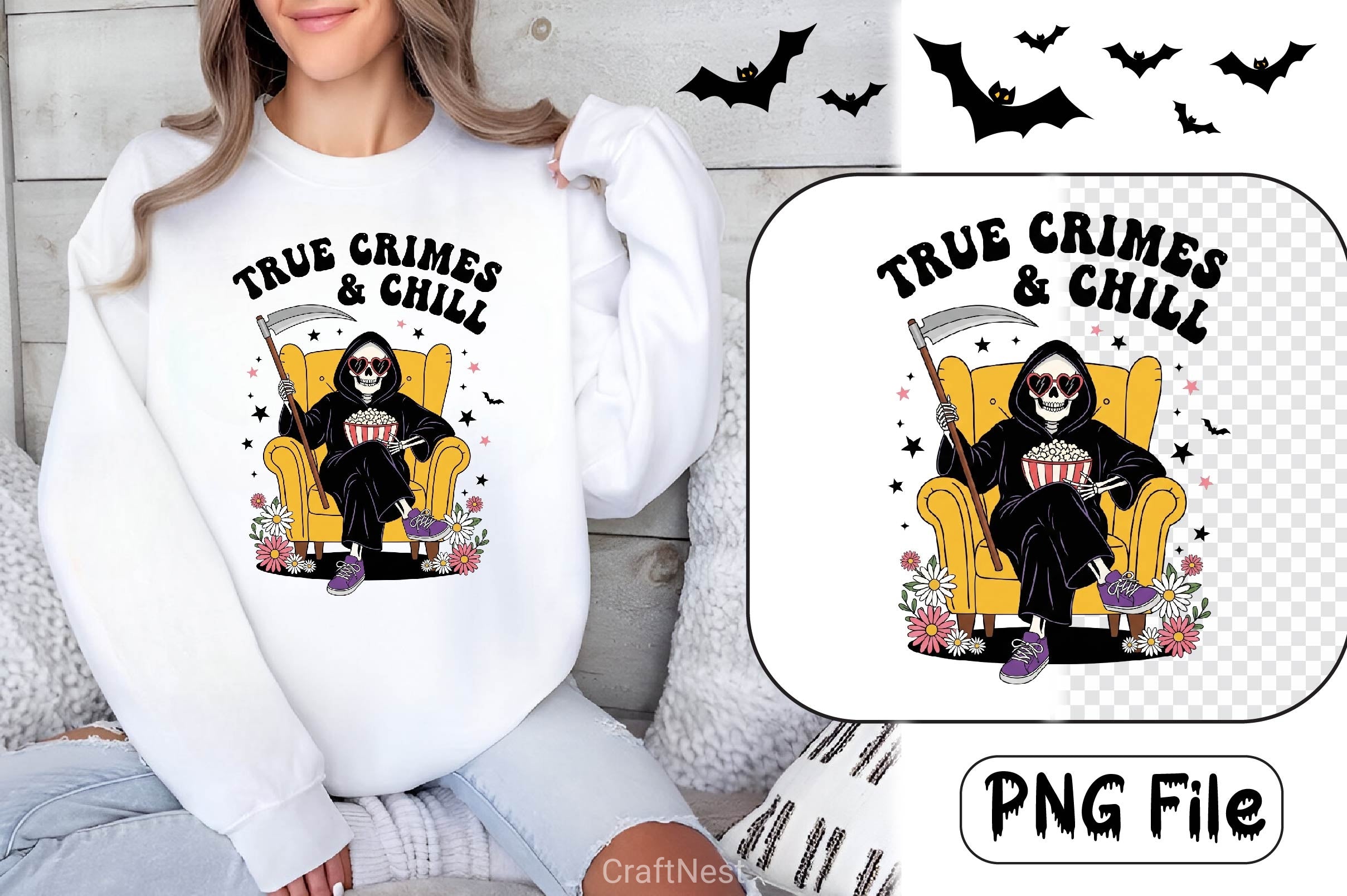 Groovy Halloween Clipart Bundle 22