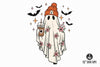 Retro Halloween Ghost Clipart Bundle