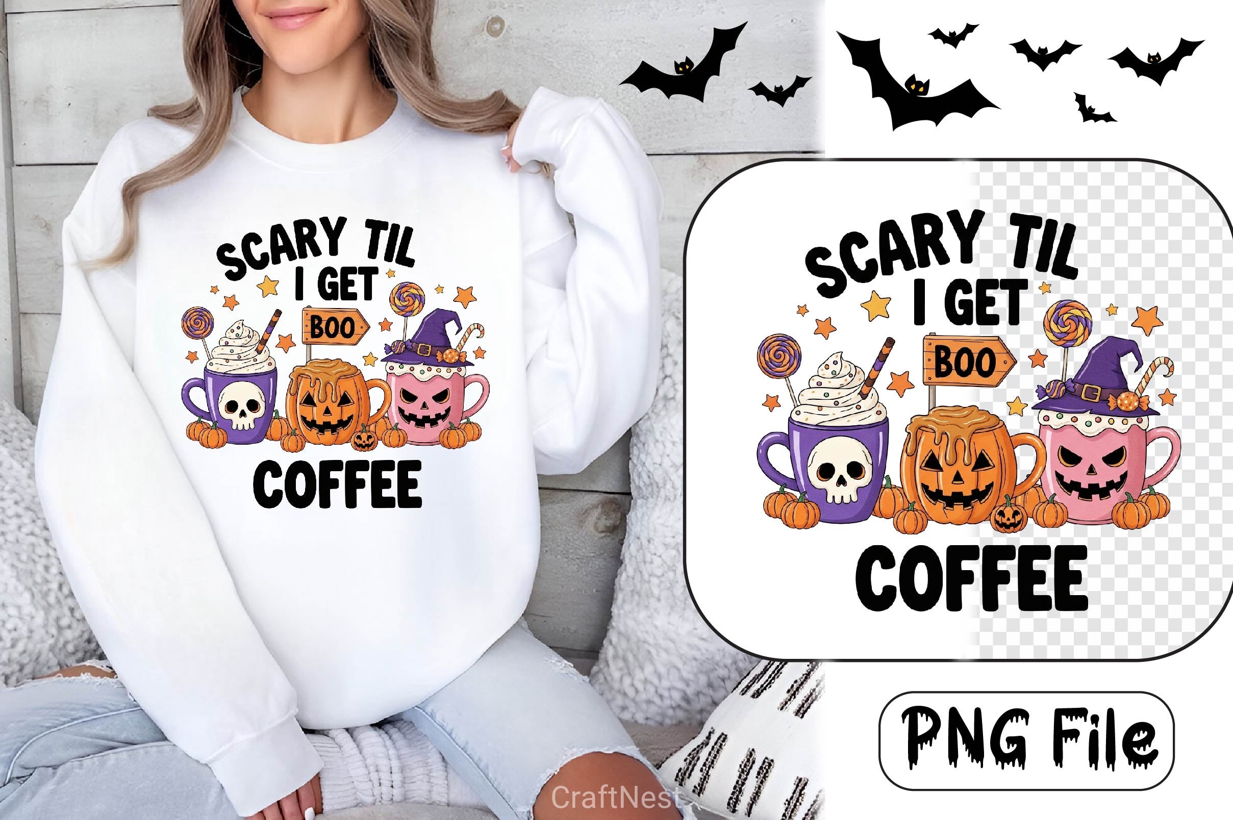 Groovy Halloween Clipart Bundle 19