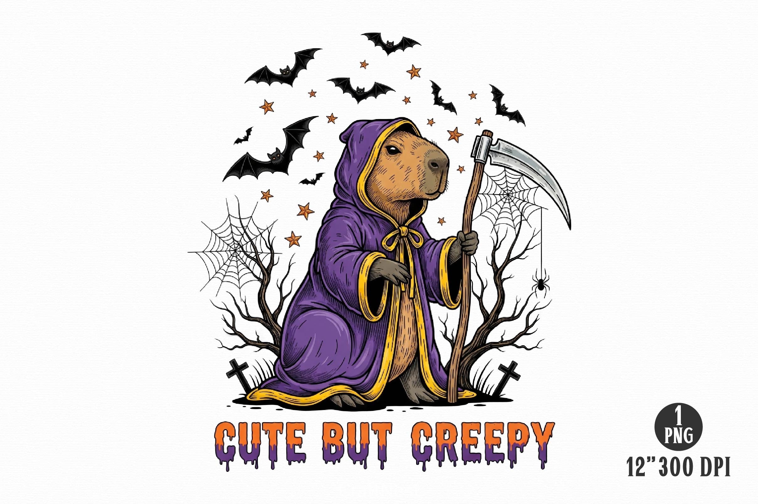 Halloween Capybara Clipart Bundle 5