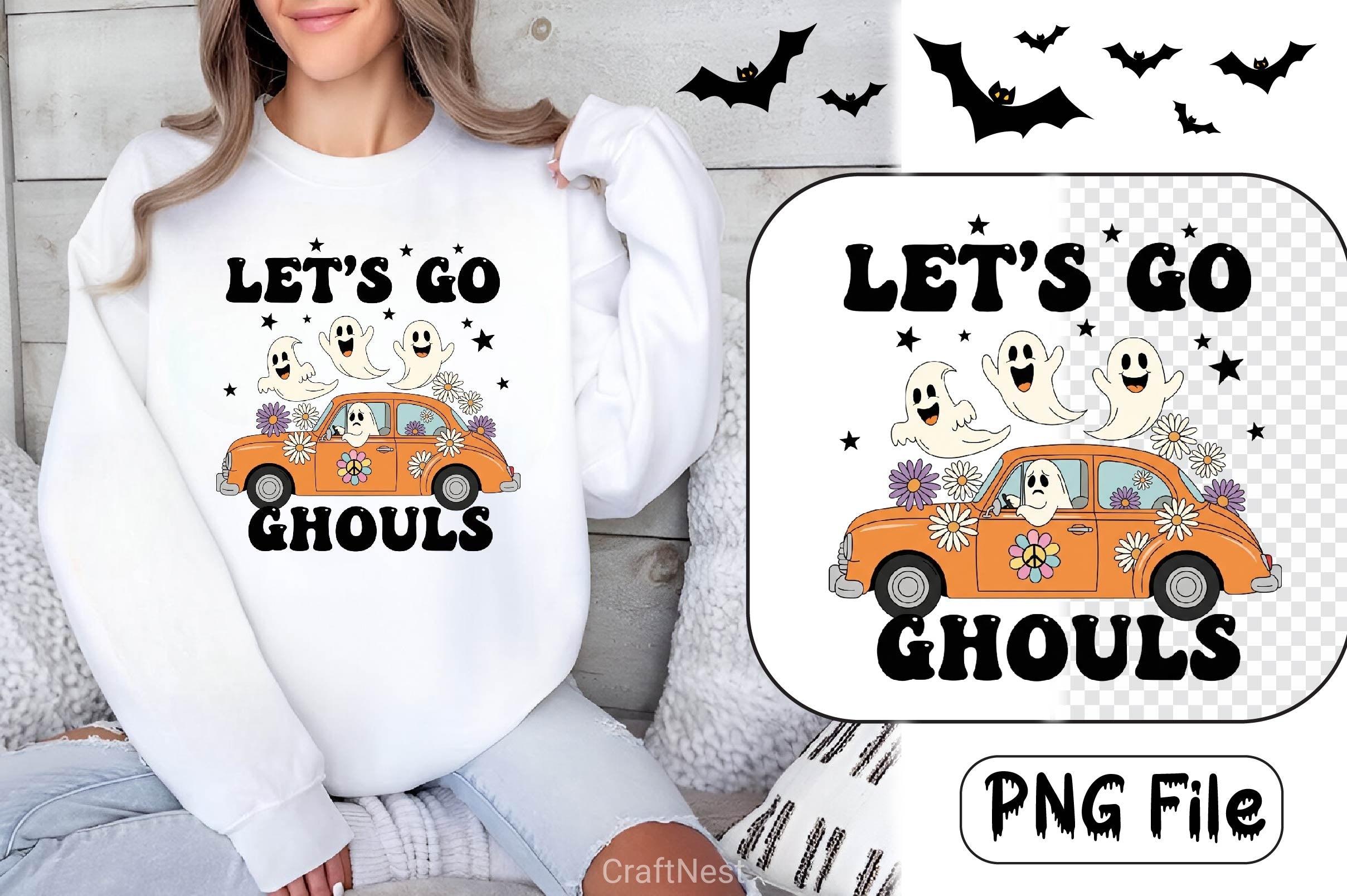 Groovy Halloween Clipart Bundle 16