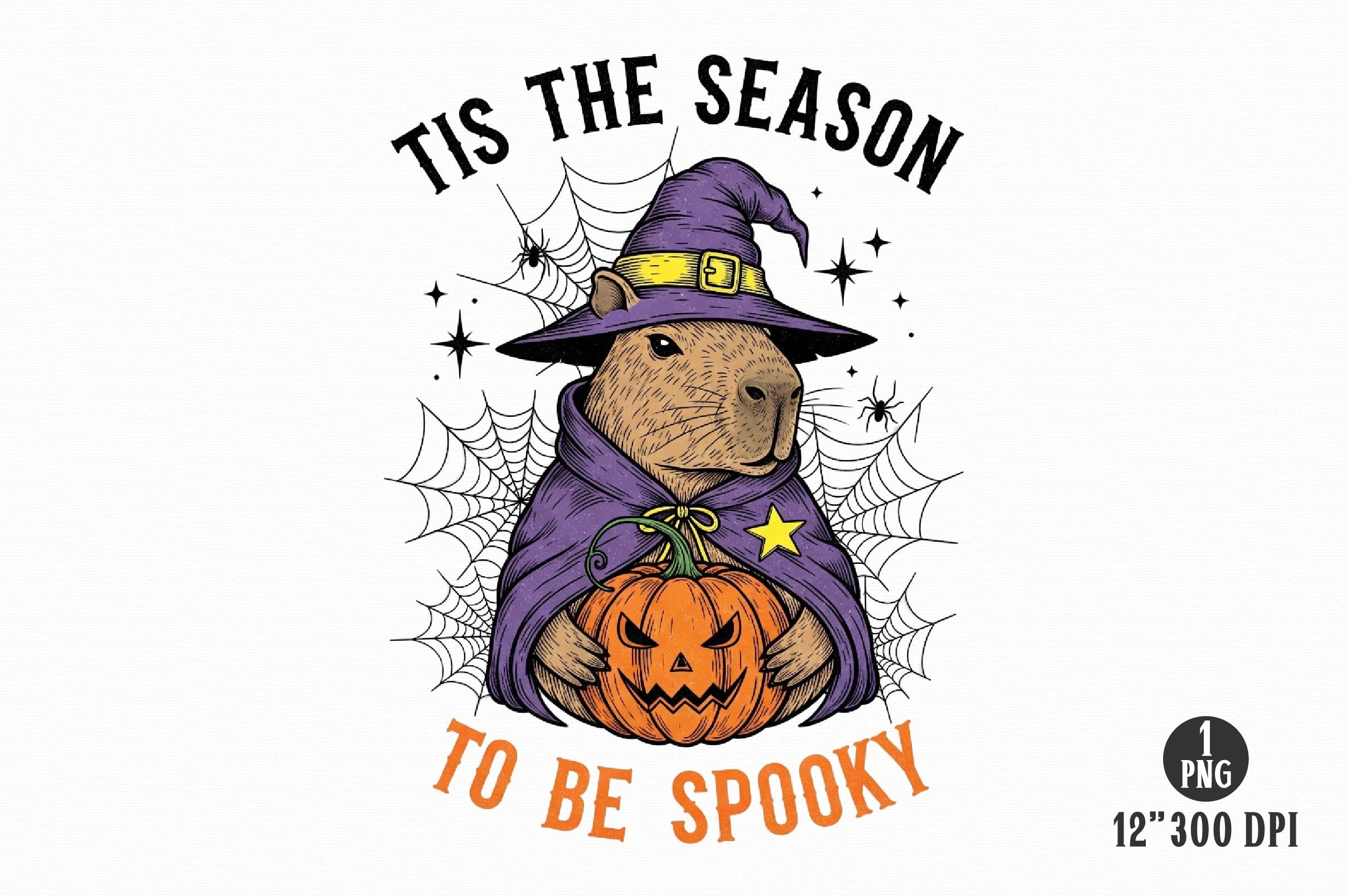 Halloween Capybara Clipart Bundle 14