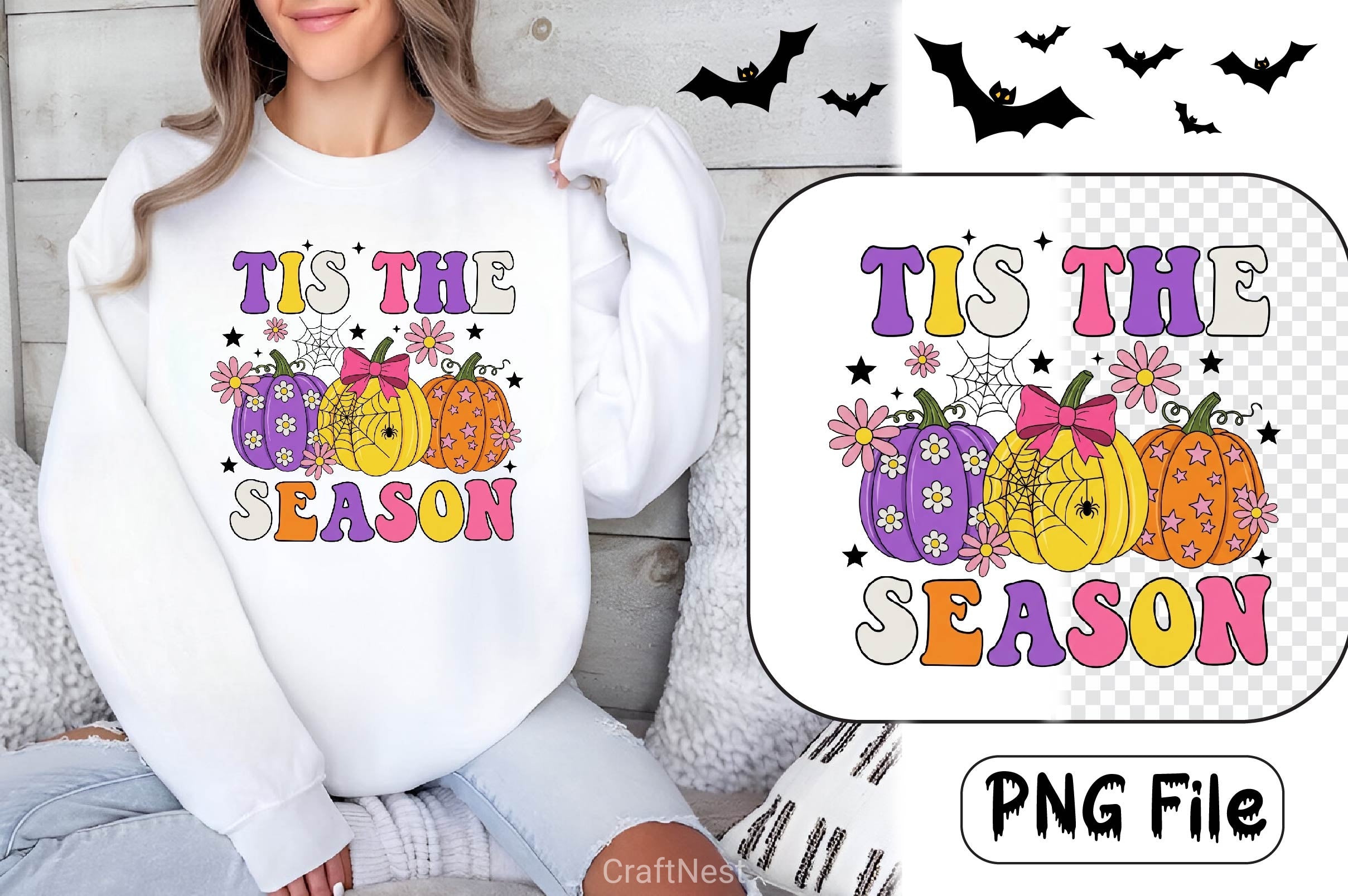 Groovy Halloween Clipart Bundle 8