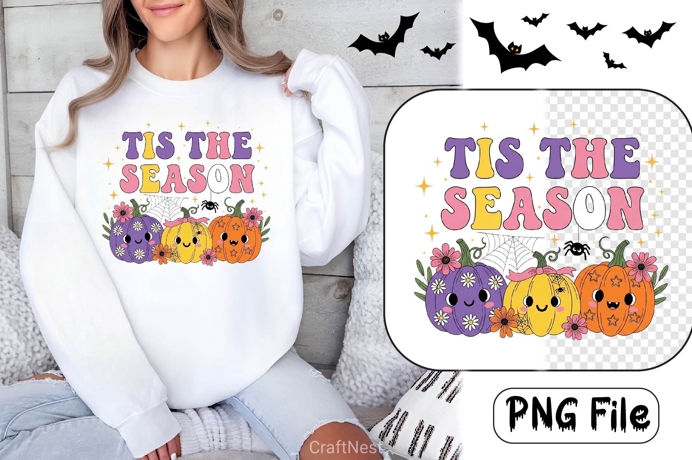 Groovy Halloween Clipart Bundle 15