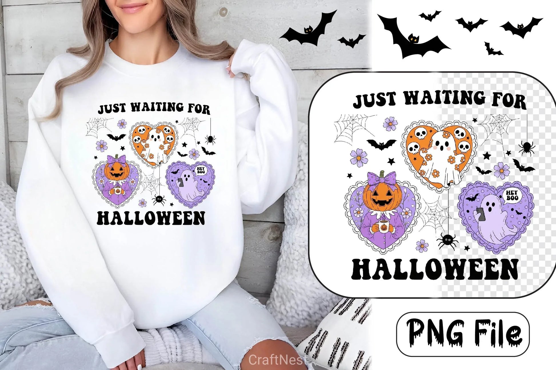 Groovy Halloween Clipart Bundle 5 - CraftNest - Digital Crafting and Art