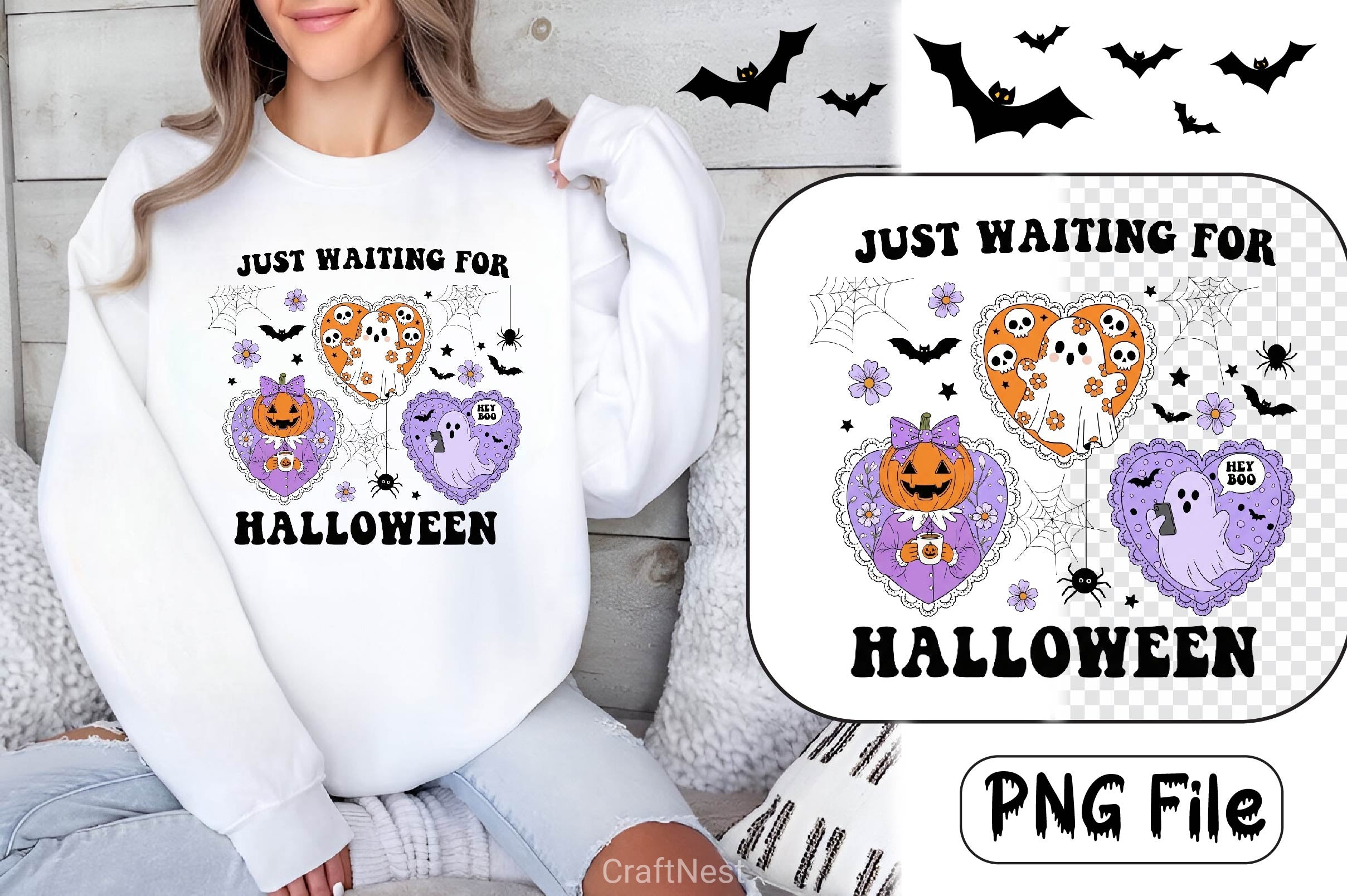 Groovy Halloween Clipart Bundle 5